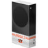 NFL Cincinnati Bengals White Striped Xbox Series S Console Skin